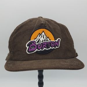 Burton Corduroy Retro Mountain Snapback Hat